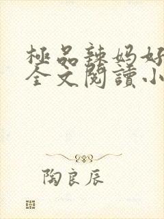 极品辣妈好v5全文阅读小说