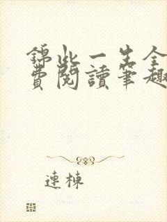 锦此一生全文免费阅读笔趣阁