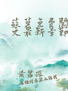 苏莫免费阅读全文最新章节