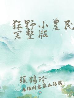 狂野小农民小说完整版