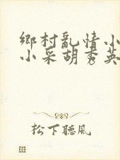 乡村乱情小雷和小采胡秀英