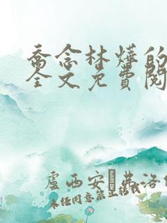 乔念林烨的小说全文免费阅读无弹窗