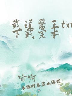 武道医王txt下载完本