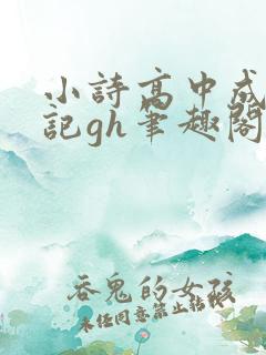小诗高中成长日记gh笔趣阁