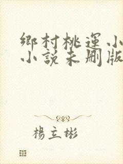 乡村桃运小神医小说未删版完整