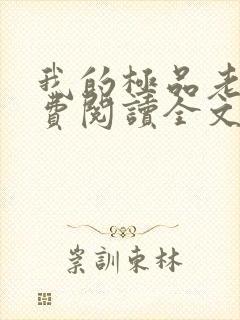 我的极品老婆免费阅读全文小说