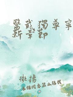 医武独尊宁天最新章节