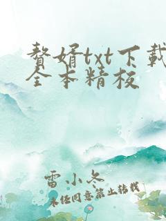 赘婿txt下载全本精校