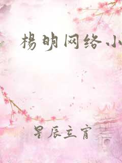 杨明网络小说