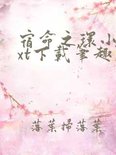 宿命之环小说txt下载笔趣阁