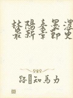 林阳秦墨浓小说最新章节更新