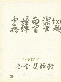 少妇白洁txt无弹窗笔趣阁