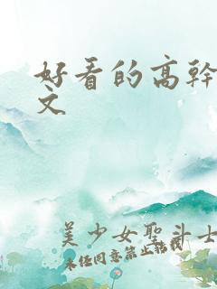 好看的高干言情文