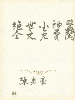 绝世小神医宋开全文免费阅读