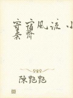 寄宿风流 小说秦齐