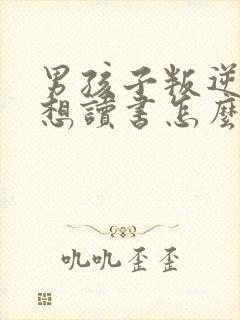 男孩子叛逆期不想读书怎么办?