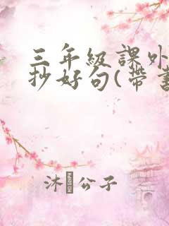 三年级课外书摘抄好句(带书名)