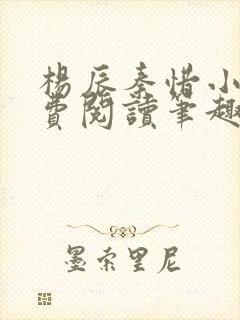杨辰秦惜小说免费阅读笔趣阁