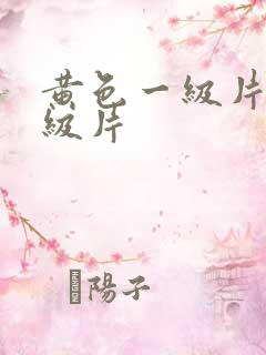 黄色一级片,一级片