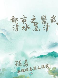 都市之医武至尊 清水怎清