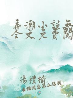 弄潮小说无删减全文免费阅读