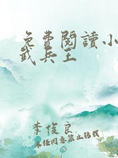 免费阅读小说医武兵王