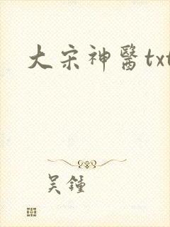 大宋神医txt