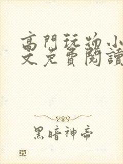 高门玩物小说全文免费阅读笔趣阁