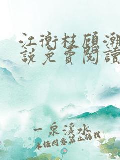 江衡枝顾潮生小说免费阅读最新章节