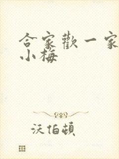 合家欢一家亲黄小梅