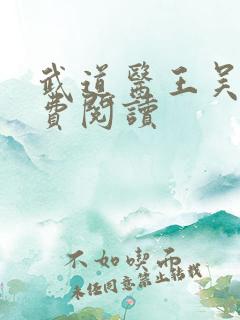 武道医王吴东免费阅读