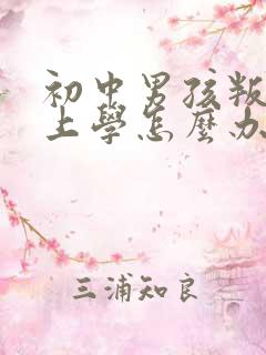 初中男孩叛逆不上学怎么办