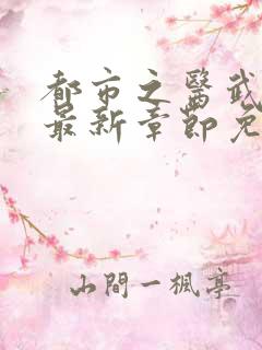 都市之医武阎王最新章节免费阅读全文
