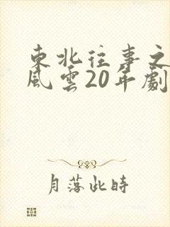 东北往事之黑道风云20年剧情介绍