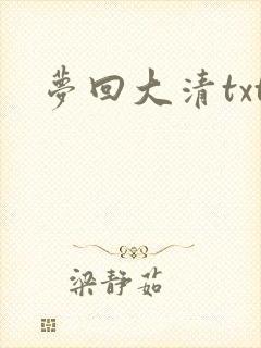 梦回大清txt