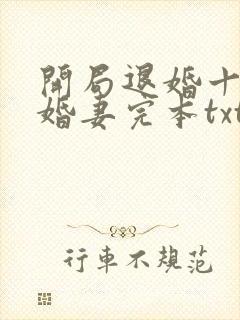 开局退婚十个未婚妻完本txt