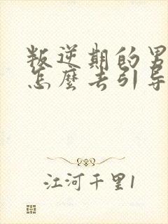 叛逆期的男孩子怎么去引导初中生