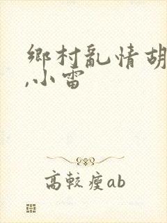 乡村乱情胡秀英,小雷