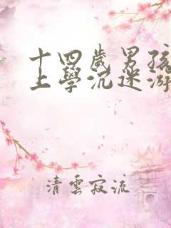 十四岁男孩不想上学沉迷游戏咋办
