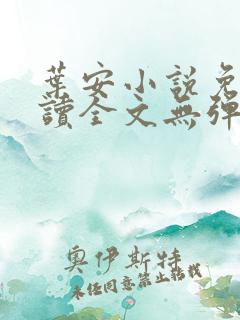 叶安小说免费阅读全文无弹窗