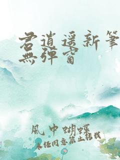 君逍遥新笔趣阁无弹窗