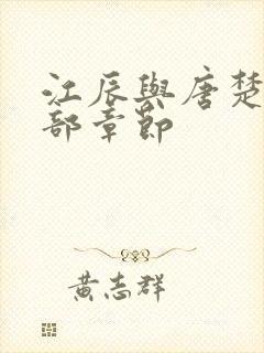 江辰与唐楚楚全部章节