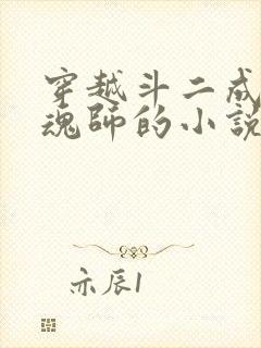 穿越斗二成为邪魂师的小说