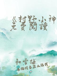 《村野小神医》免费阅读