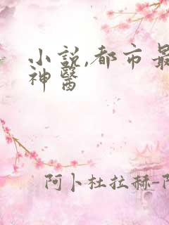小说,都市最强神医