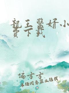 龙王医婿小说免费下载