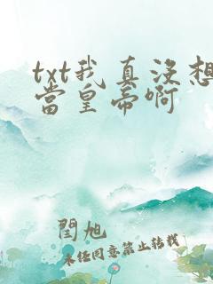 txt我真没想当皇帝啊