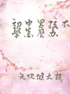 初中男孩不愿上学怎么办