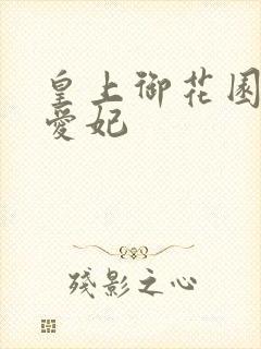 皇上御花园中要爱妃