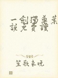 一剑独尊叶玄小说免费读